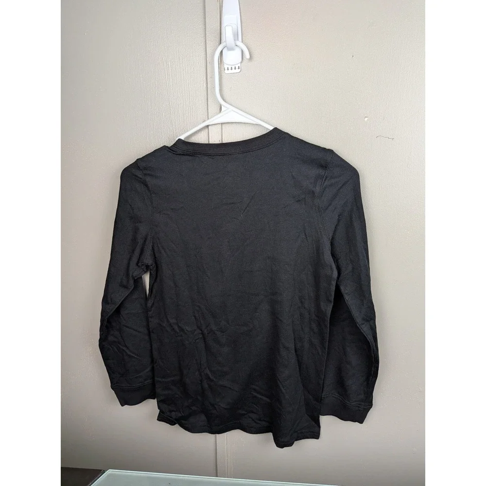 Carters Kid How To Halloween Black Long Sleeve Graphic Tee Shirt Size 12 NWT